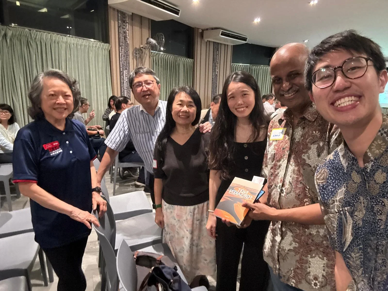 Drs Kalista and Ariel with Ariel's parents, a couple exploring missions